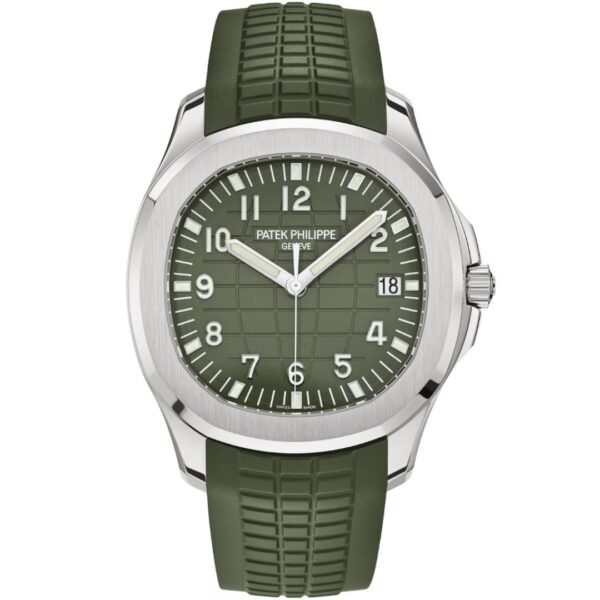 Patek Philippe Aquanaut 5168G-010 Jumbo White Gold Green Dial