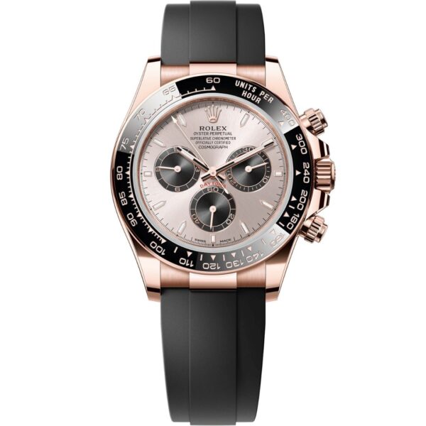 rolex-daytona-126515ln-0006_1 - The Watch Luxury Rolex Daytona 126515LN Rose Gold Sundust Dial